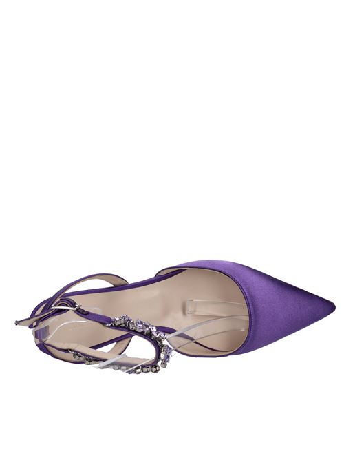 Décolleté slingback in raso P.A.R.O.S.H. | VASHOE D070218VIOLA